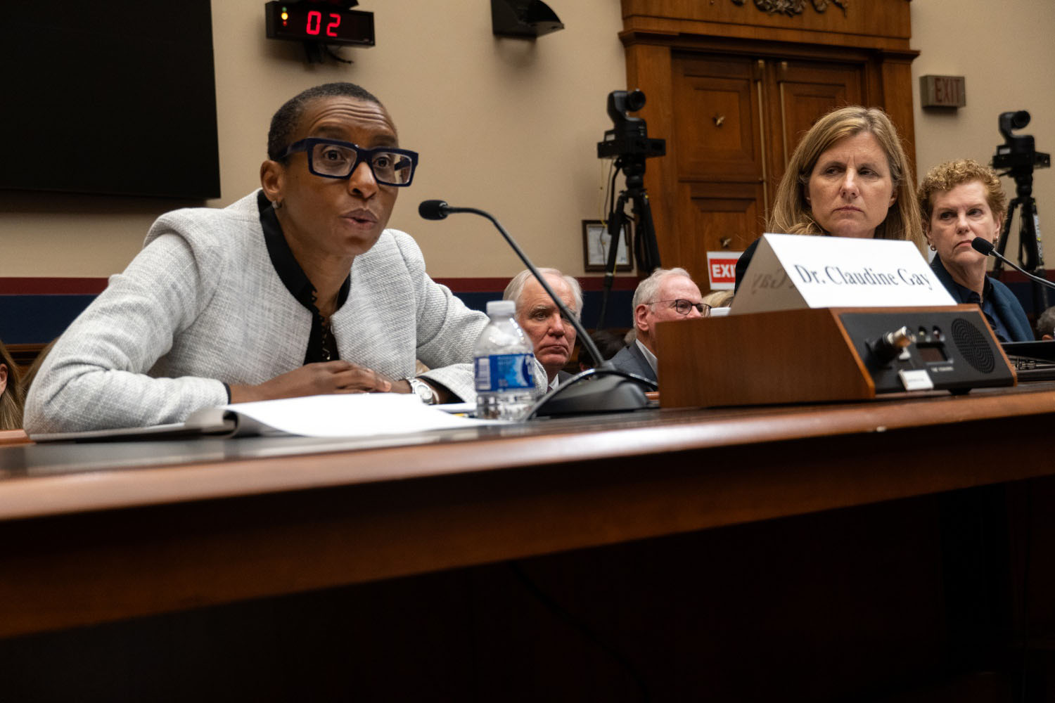 Harvard President Claudine Gay testified before the House Committee on Education and the Workforce for a hearing on antisemitism at college campuses.